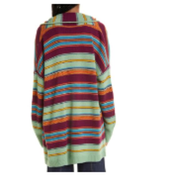 CINQ A SEPT Averill Stripe Longline Cardigan Size XS NWOT‎ - Picture 2 of 9
